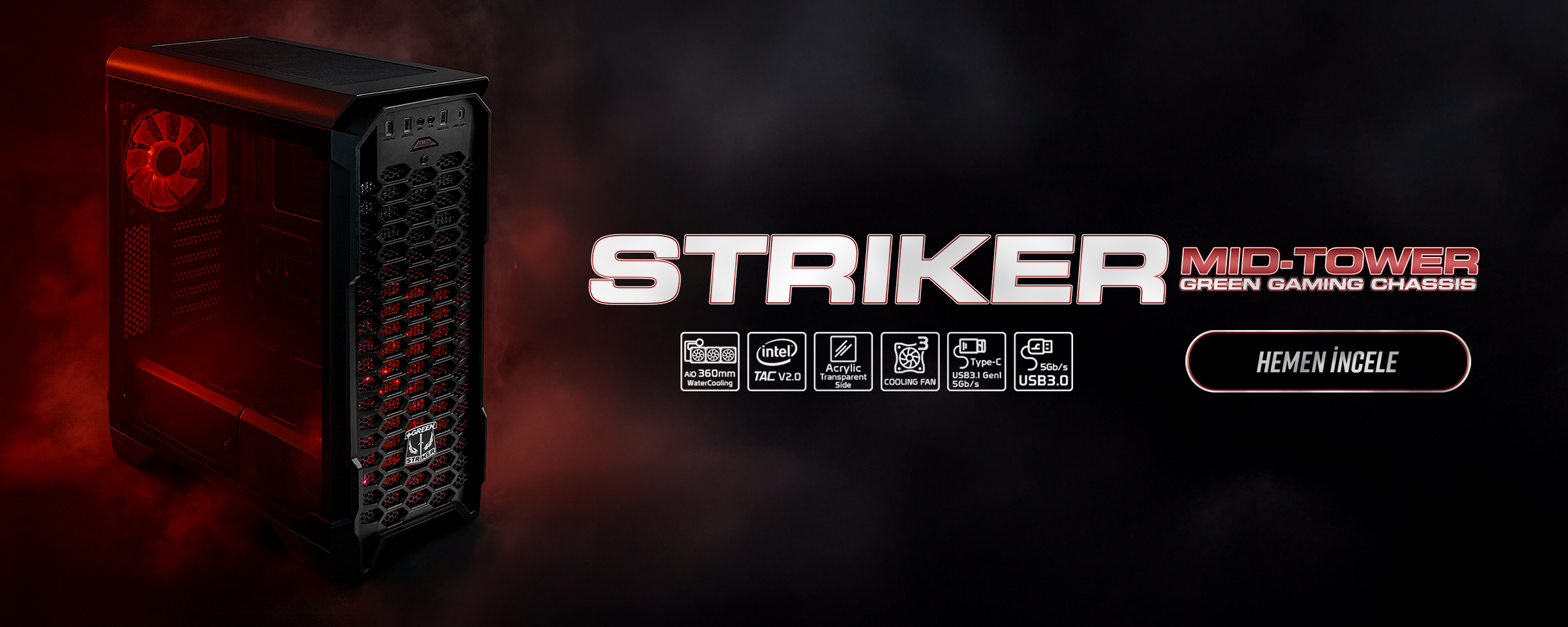 Green Striker Banner
